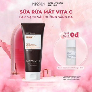 Sữa Rửa Mặt Sạch Sâu Và Làm Sáng Da – Real Vita C Foam Neogen Dermalogy