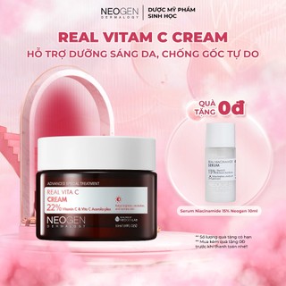 - Kem Vitamin C Dưỡng Sáng, Mờ Thâm Mụn, Chống Gốc Tự Do Neogen Dermalogy Real Vita C Cream 50ml