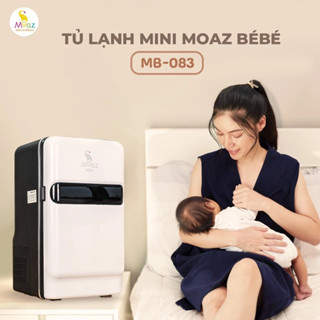 Tủ lạnh cao cấp mini Moaz BéBé Mb083/ Mb085, dung tích lớn 30L/22L, chia ngăn làm mát và làm đông riêng biệt, BH12 thán