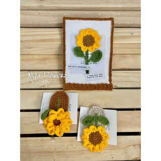 Kẹp Tóc Hoa Len Móc By Nga Flowers