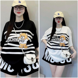 Sét Bộ Đùi Nữ Free Size Form Rộng Chất Cotton Su Thấm Hút Mồ Hôi_Tom