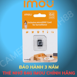 Thẻ nhớ chuyên dụng Camera IMOU 64G 32G 128G  - Class 10[BH Chính Hãng 5 Năm]