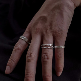 Nhẫn ONER Bạc 925 "Mmm Ring" ( Bảo Hành Bạc 1 Năm )