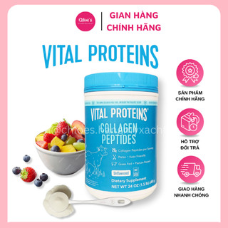 Bột collagen vital proteins peptides unflavored 567g 680g bột thuỷ phân - date 2027 - 2028
