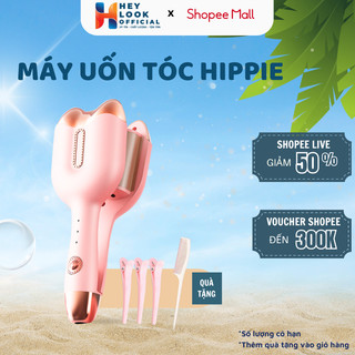Máy Uốn Tóc Xoăn Sóng Nước Hippie GODWELL Size 32mm, 4 Mức Nhiệt Chất Liệu Gốm Sứ Bảo Vệ Tóc