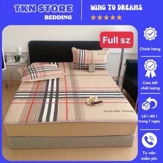 Chiếu điều hoà cao su MarkCross 5D bo chun loại 1 siêu dày , chất liệu bề mặt vải tencel thun lạnh mềm mướt thoáng mát