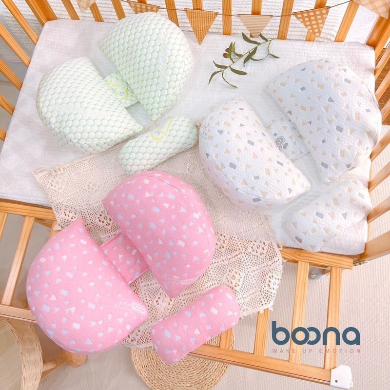 Gối Bầu Cánh Tiên Cao Cấp Boona Nâng Đỡ Bụng Toàn Diện, Giảm Tối Đa Đau Lưng, Giúp Cho Mẹ Bầu Ngủ Ngon Sâu Giấc