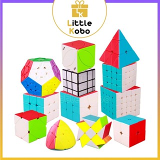 [Combo Đế QiYi] Rubik 2x2 3x3 4x4 5x5 Pyraminx Tam Giác Rubic Biến Thể Đồ Chơi Trí Tuệ Trẻ Em Tư Duy