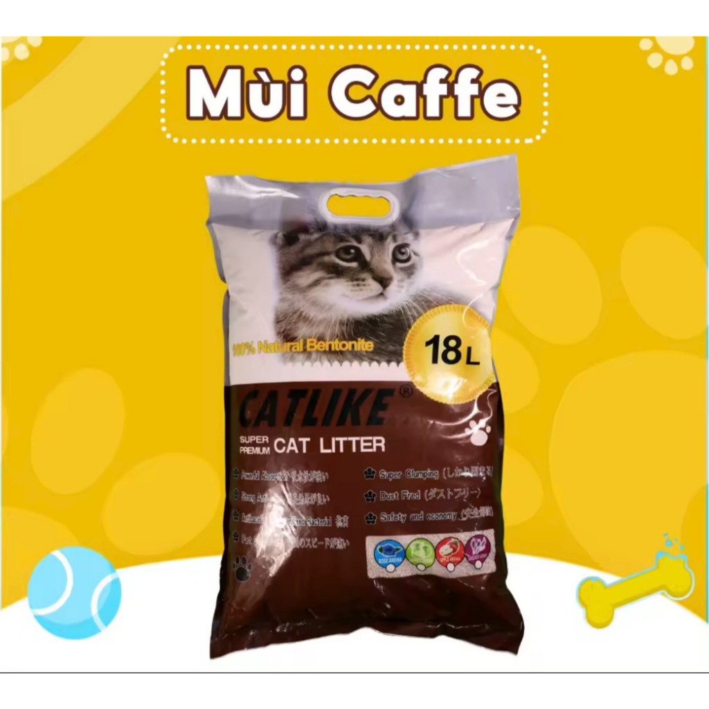 [HÀNG SẴN - GIAO NHANH 24H] Cát vệ sinh cao cấp dành cho mèo dung tích 18L