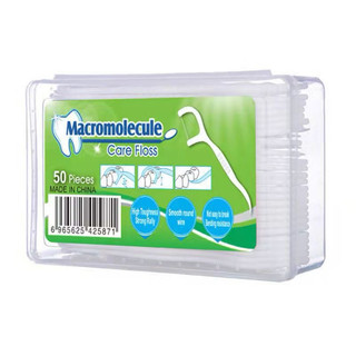 Tăm Chỉ Nha Khoa Macromolecule Hộp 50 Chiếc