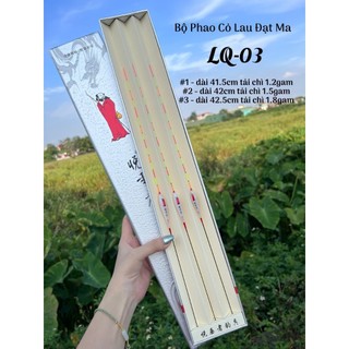  Bộ Phao Câu Đài Đạt Ma Cao Cấp Kèm Hộp Đựng Phao _ Phao Cỏ Câu Đài 