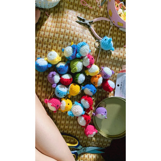 móc khoá cá heo handmade