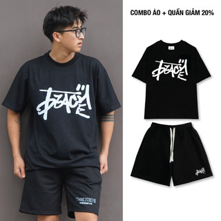 Áo Thun THE XIDE in chữ NHẬT mã 14 Chính Hãng Unisex Form Rộng Oversize Premium Cotton 100% 270gsm