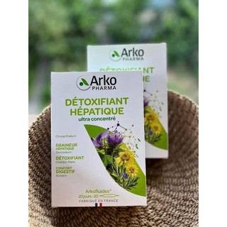 (Có video mua hàng) Bill Pháp - Thải độc  Arkopharma Hepatic Detoxifier