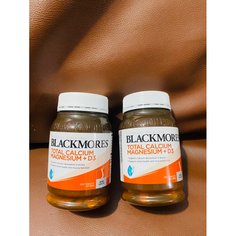 Viên Uống Bổ Sung Canxi, Vitamin D3 và Magie Blackmores Total Calcium & Magnesium + D3 – 200 viên