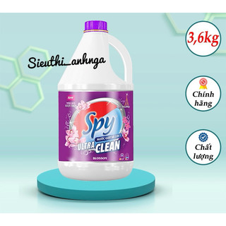 Nước Giặt Xả Spy 3500ml Hương Hoa Pháp Can Tím
