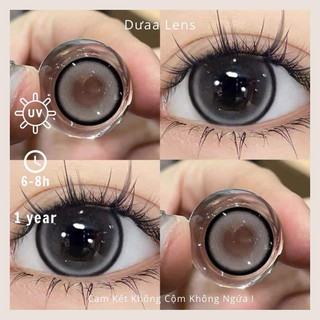   Giá 1 Cặp  DƯAA LENS Tổng Hợp Các Mẫu Kính Áp Tròng Lens Mắt Xám 0 Độ  Tặng Kèm Khay Đơn Đựng Lens  
