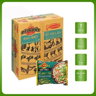 Thùng Phở Bò Tái Lăn Đệ Nhất 30 gói 68g