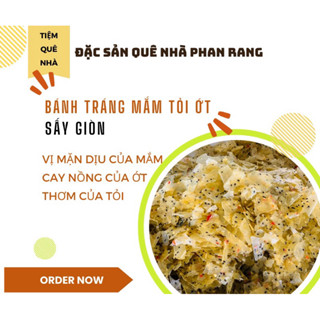 Bánh Tráng Mắm Tỏi Ớt SẤY GIÒN (100gr - 300gr) Đặc Sản Phan Rang Siêu Giòn - Tiệm Quê Nhà