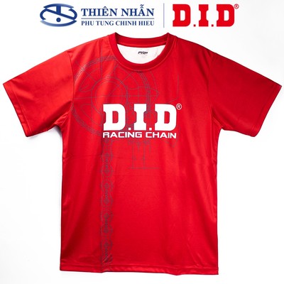 Áo thun DID Racing Chain Thái Lan (Quà tặng không bán - Chỉ tặng tùy theo chương trình khuyến mãi khi mua sản phẩm DID)