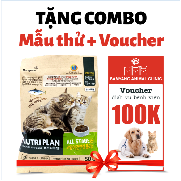 Thức ăn mèo Nutri Plan gói dùng thử 50g