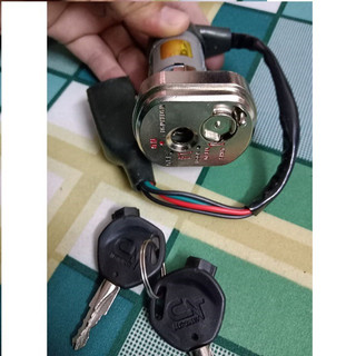 Ổ khoá xe RS chìa xoắn 4 dây