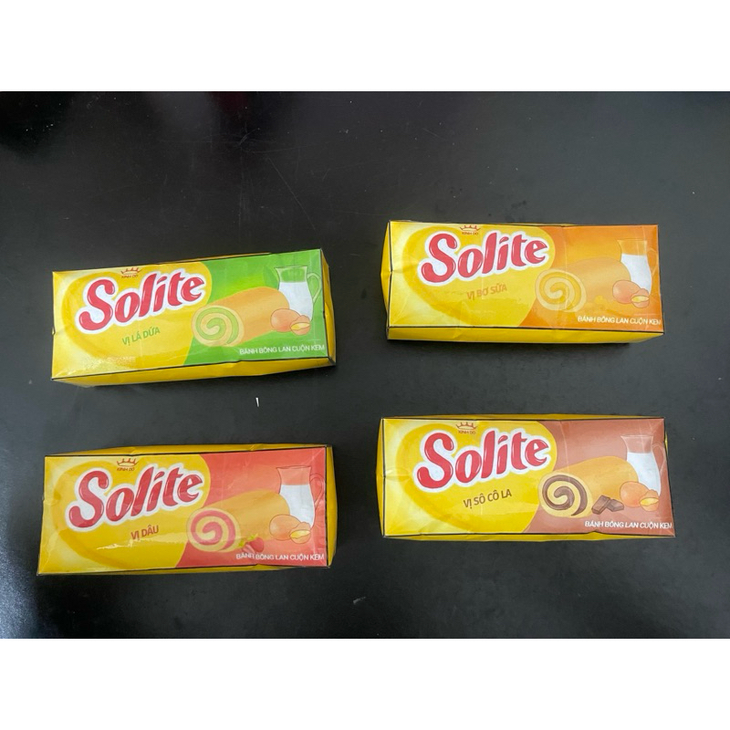 Squishy giấy bánh cuộn solite