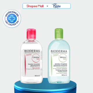 Nước Tẩy Trang Bioderma 500ml Của Pháp Tẩy Trang Cho Da Dầu Mụn Và Da Nhạy Cảm Da Thường