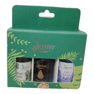 Combo 3 chai tinh dầu Leviter Oải hương + Bạc hà + Thảo mộc 10ml