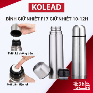  Bình giữ nhiệt KOLEAD SXF17 - Dung tích 500ml kèm cốc - Sử dụng Inox 304 cao cấp, an toàn cho sức khỏe