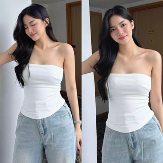 Áo ống thiết kế gân 2 lớp tôn dáng tbb by thaobibi