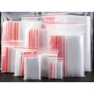 1 Kg Túi Zip Chỉ Đỏ Đủ các cỡ.