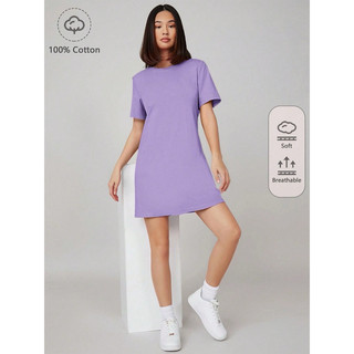 [ BIGSIZE TRÊN 55KG ] ĐẦM ĐEN TRƠN BASIC thun cotton bigsize nữ
