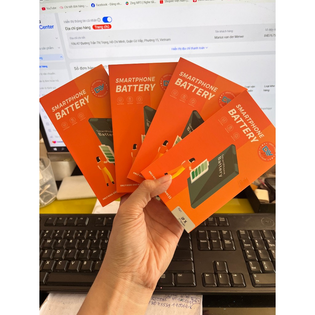 Pin Smartphone Battery dành cho iphone X 2716mAh