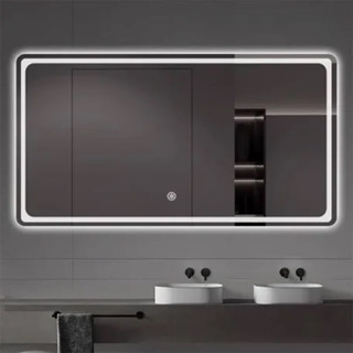  Gương soi đèn led treo tường cảm ứng ánh sáng phôi gương xịn có bảo hành gương de 