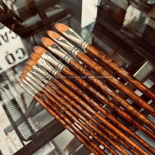 [DA ĐEN] Cọ Vẽ Đầu Dẹp Oval Hand ZBS3