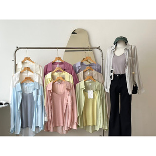 Set sơ mi giấy kèm 2 dây trơn 7732