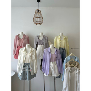 Set Sơ Mi Giấy Kèm 2 Dây Trơn 7732