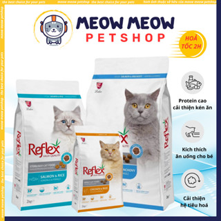 Thức ăn cho mèo Reflex Plus các vị | Túi 2KG | Hạt cho mèo lớn Reflex Plus cao cấp xuất sứ Thổ Nhĩ Kỳ.
