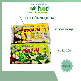 Kẹo dừa Bến Tre Ngọc Hà vị sầu riêng và lá dứa