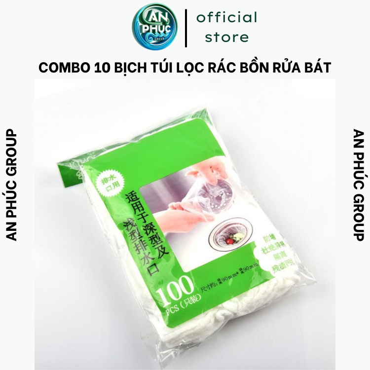 [COMBO] 10 BỊCH TÚI LỌC RÁC BỒN RỬA BÁT, TÚI LƯỚI LỌC RÁC CHẬU RỬA, BỌC ĐỰNG RÁC BỒN RỬA CHÉN BÁT