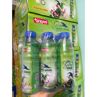 Lốc 6 chai nước yến nha đam 500ml TINGCO - Hàng chuẩn công ty