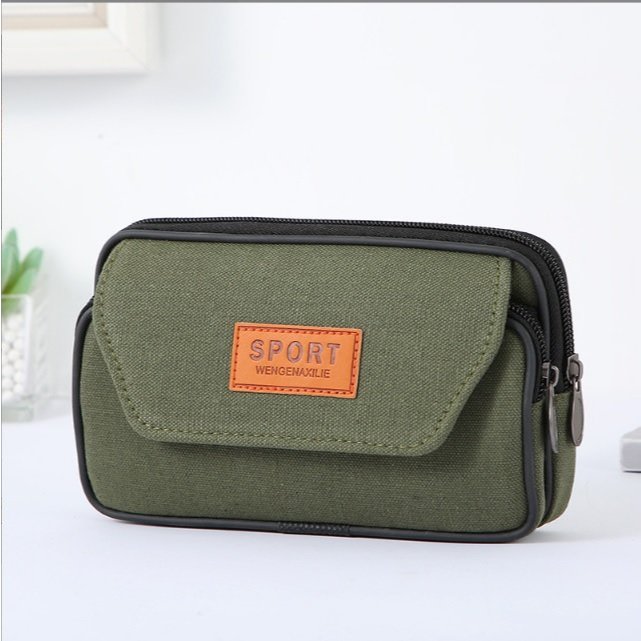 BAO đựng điện thoại, Túi đeo thắt lưng, bao da vải đeo thắt lưng, Túi đeo hông đựng điện thoại - BDM015