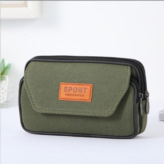 BAO đựng điện thoại, Túi đeo thắt lưng, bao da vải đeo thắt lưng, Túi đeo hông đựng điện thoại - BDM015