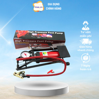 Bơm Đạp Chân Mini Dành Cho Mọi Loại Xe Có Đồng Hồ Hiển Thị Số Kg Nhỏ Gọn Dễ Dàng Mang Theo ( Didooglt )