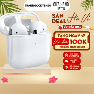 Tai Nghe Air Pro 4 Bluetooth Nhét Tai Không Dây TWS Chống Tiếng Ồn Có Micro Cho Mọi Dòng Máy