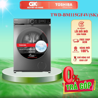 Twd-bm115gf4v - máy giặt sấy toshiba inverter twd-bm115gf4v - bảo hành chính hãng