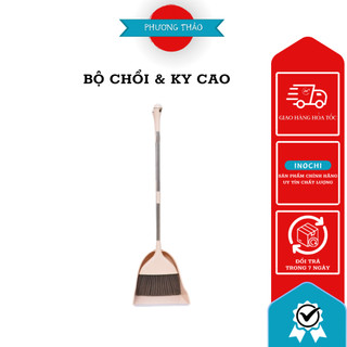 Bộ chổi và ky cao CK03 Inochi màu Trắng sữa