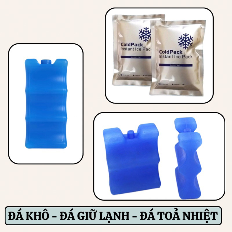 Đá Khô Giữ Lạnh Quạt Hơi Nước Trữ Sữa Không Tan An Toàn Dễ Sử Dụng