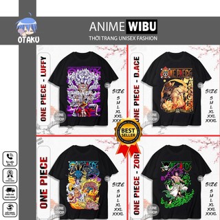 Áo One Piece, Áo Zoro, Sanji, Luffy, Ace mẫu mới, chất thun co giãn 4 chiều thoáng mát, cực đẹp | ANIME WIBU STORE